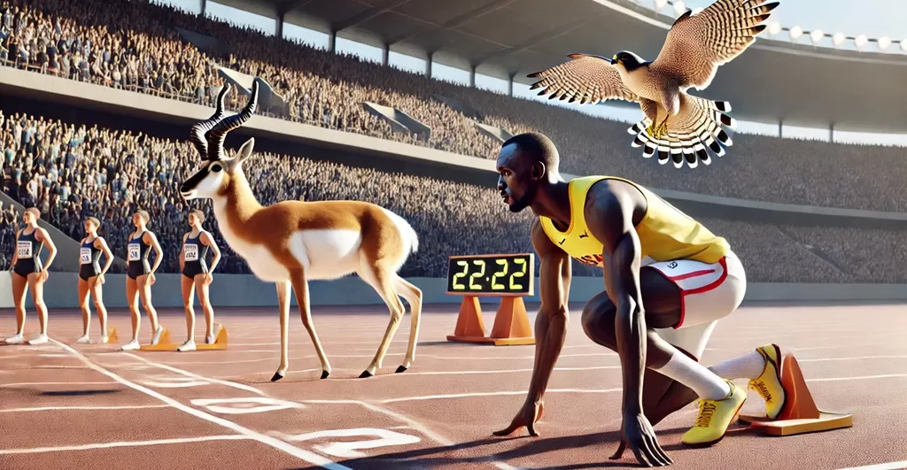 Olimpiada animalelor - recorduri de viteză în natură